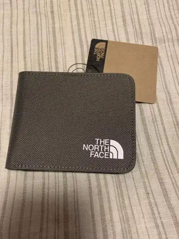 미사용 새상품 THE NORTH FACE 접이식 지갑 그레이