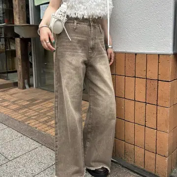 mystic 웨이브 데님 사이즈 1 브라운