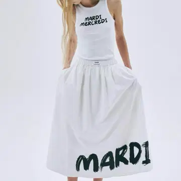 MARDI 스커트 BRUSH LOGO