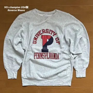 [레어] 90s USA제 챔피온 리버스 위브 XL 3단 프린트