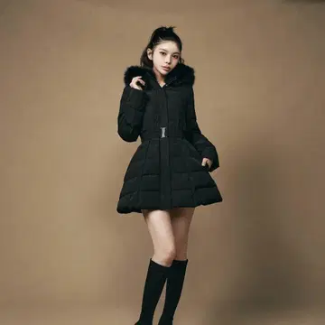 컨디션 최상 다리치 레이디미디 다운 코트