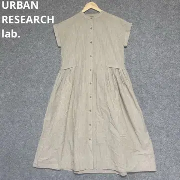 URBAN RESEARCH lab. 스트라이프 슬리브리스 원피스