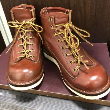 웨스코 JOBMASTER 부츠 가죽 브라운 5E