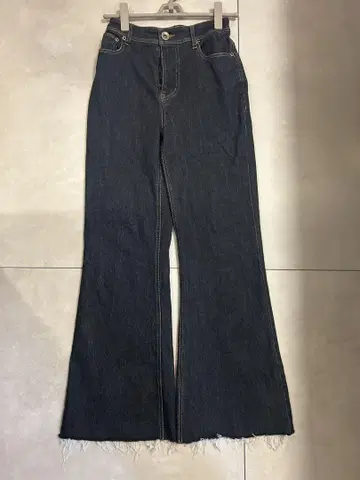 hinari 세미 플레어 데님 팬츠