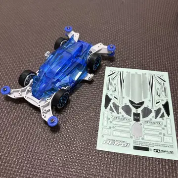 TAMIYA 미니 사륜구동 DER-01 클리어 블루