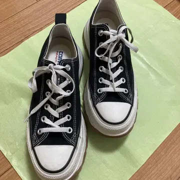 CONVERSE 올스타 블랙 로우컷 통굽 트렉웨이브