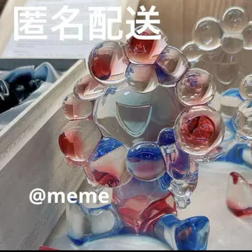 [ 미개봉 새상품 ] 미야쿠미야쿠 클리어 피규어(레드 x 블루) 만박