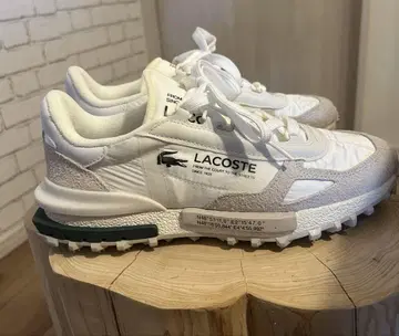 LACOSTE 화이트 스니커즈 25cm 라코스테