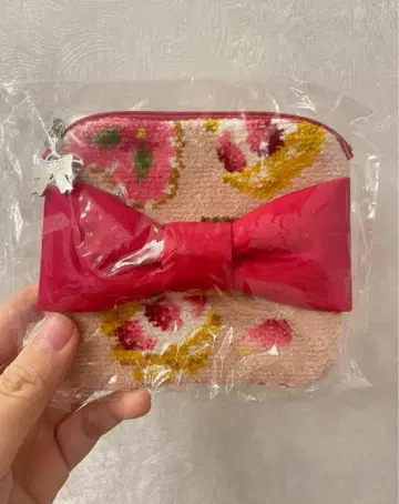 F ei le r 플라워 패턴 리본 파우치 택 없음