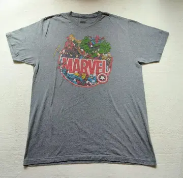 영화 MARVEL 히어로 아메리칸 코믹스 프린트 T셔츠 LG