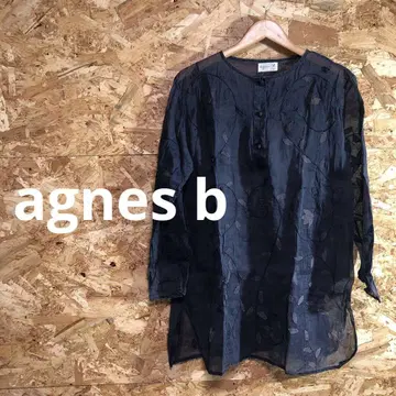 [ 7208번 ] agnes b 긴팔 블라우스 레이디 L