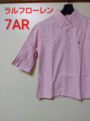 랄프 로렌 핑크 버튼 다운 7AR