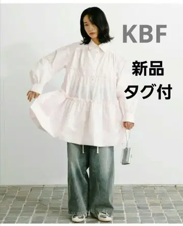 [새상품] 택 포함 KBF 티어드 벌룬 미니 원피스 긴팔