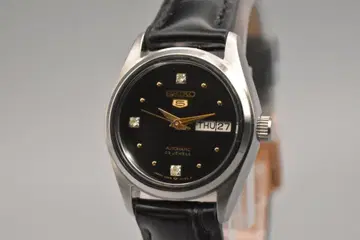 데드스탁 2919-0190 SEIKO 5 자동 와인딩 손목시계 여성용