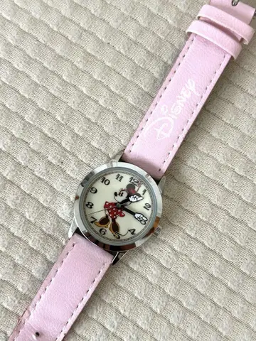 미니 마우스 손목시계 핑크