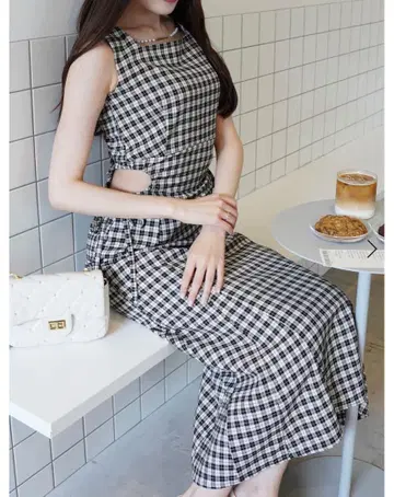 POMME charm side ribbon onepiece