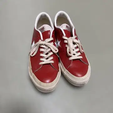 ALL STAR 컨버스 와나스타 25.5cm 가죽 스니커즈 일본제