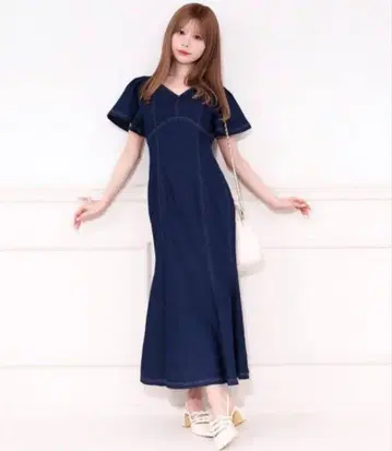 apres jour 아프레 주르 데님 머메이드 원피스