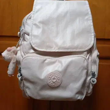 [컨디션 최상] Kipling CITY ZIP S 백팩 샤이니 핑크