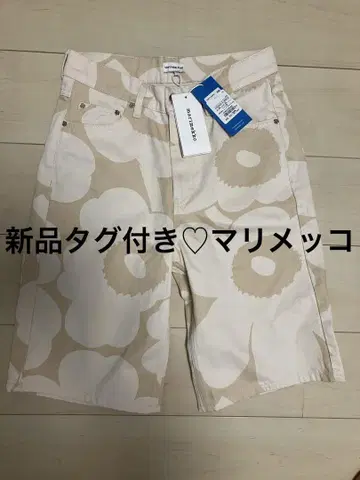 택 포함 새상품 Marimekko KARSTI UNIKKO 숏팬츠 36