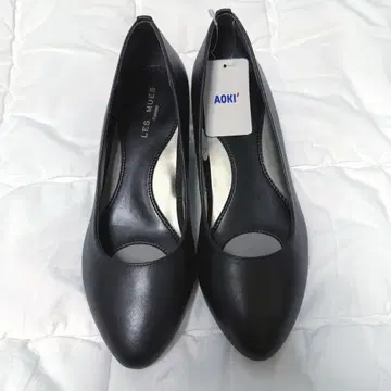 AOKI LES MUES 펌프스 23.5 블랙 하이힐 6way