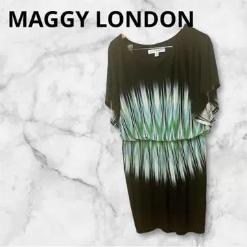 MAGGY LONDON 반팔 스트라이프 원피스 12