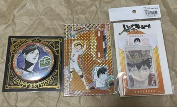 하이큐 카게야마 토비오 벌스데이 디오라마 캔뱃지 카드 홀더 세트 판매