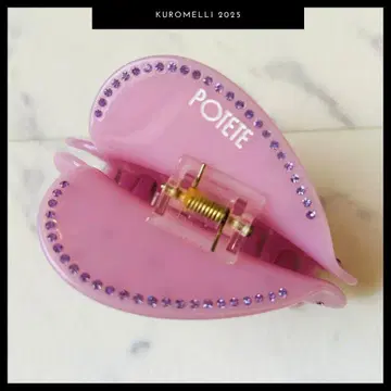 [ used ] POTETE 포테테 하트 클립 라이트 퍼플