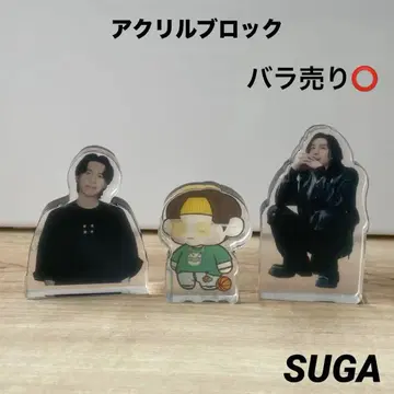 BTS 슈가 SUGA 아크릴 블록 아크릴 스탠드 자립 민윤기 한국 한정판