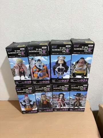 원피스 월드 컬렉터블 피규어 vol.4 전 8종 왕하 칠무해