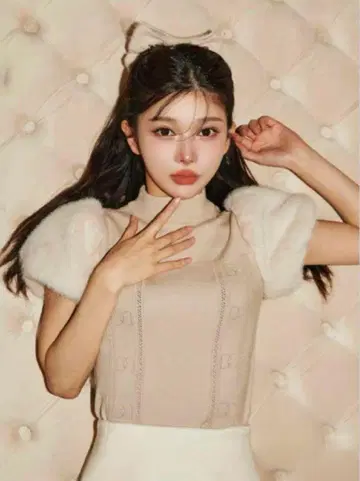 darich 퍼 슬리브 dd 니트탑