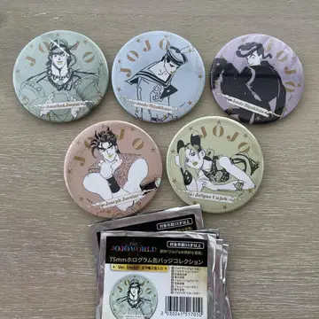죠죠 월드 홀로그램 캔뱃지 JOJO 조나단 죠린 죠스케 죠셉