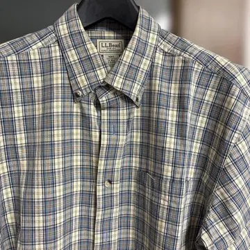 L.L.Bean 반팔 체크 셔츠