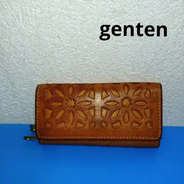 genten 컷워크 가죽 키케이스 5연 후크