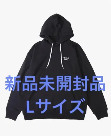 미개봉 새상품 리복 서클 로고 후드티 L 블랙