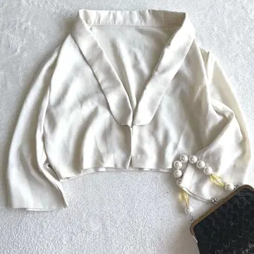 주얼 유나이티드 애로우즈 숄카라 볼레로 포멀 결혼식