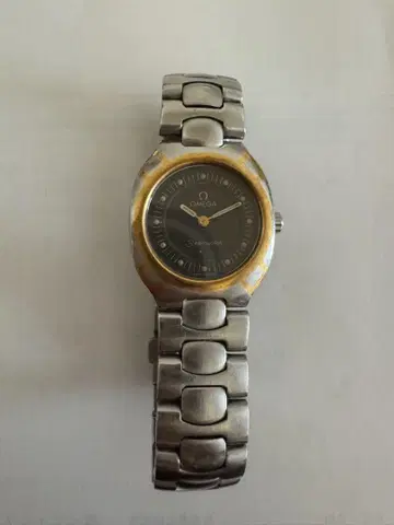 OMEGA 손목시계 쿼츠 실버/골드
