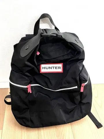새상품급 HUNTER 블랙 백팩