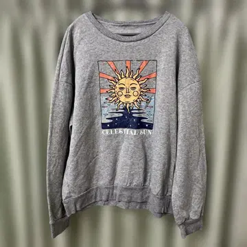 빈티지 구제 의류 CELESTIAL SUN 그레이 트레이닝복