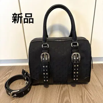 지나시스 스터드 자카드 모노그램 보스턴