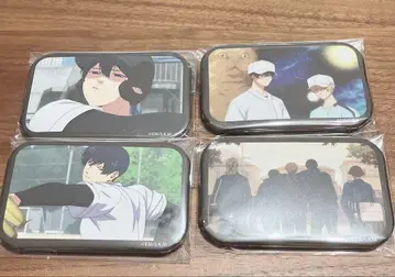 망각 배터리 이온몰 장면 사진 스퀘어 캔뱃지 청봉엽류화 4점 세트