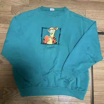 [90s] 디즈니 티거 프린트 맨투맨
