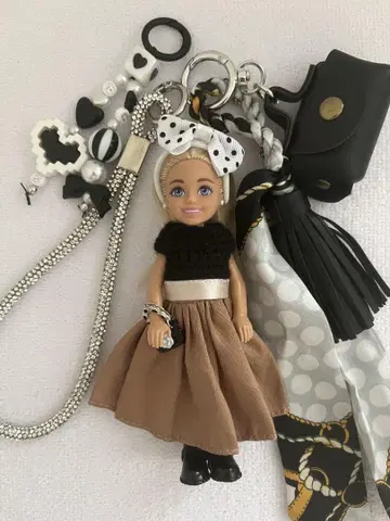 바비 참 Barbie 첼시 키링 참 커스텀 인형