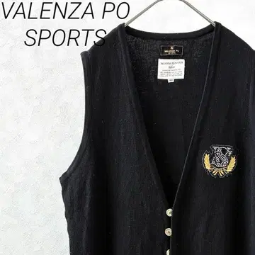 VALENZA PO SPORTS 니트 베스트 V넥 모 100% 빅