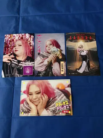 디럭스 x 디럭스 랜덤 브로마이드 사진 도톤보리 벚꽃 사쿠라 전 4종