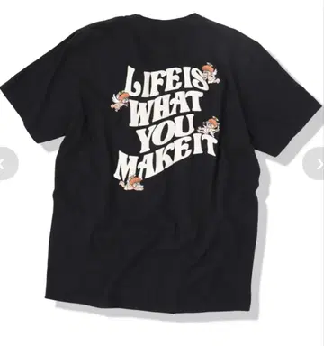 That's Life 더츠라이프 엔젤 로고 티셔츠