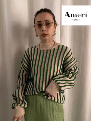 SWELL STRIPE KNIT 그린