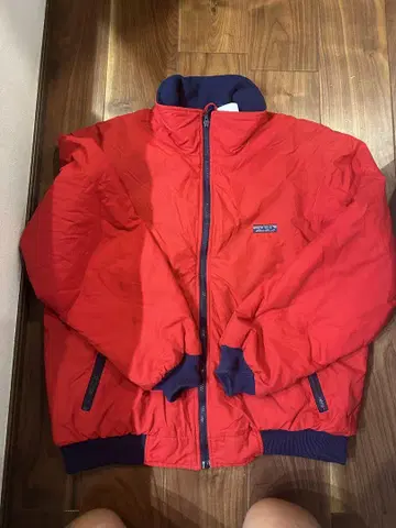 Eddie Bauer 빨간색 점퍼 L 사이즈 블랙 택 70s