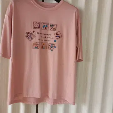 레스피기 티셔츠 더스티 핑크