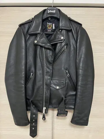 Schott 더블 라이더 자켓 블랙